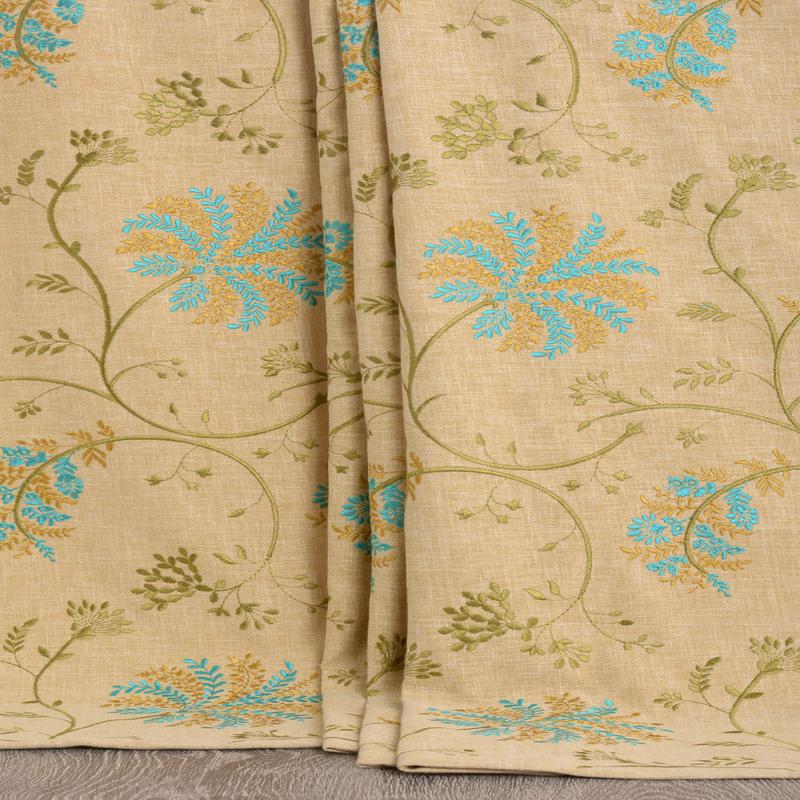 'All Gold' Fabric by the Metre (Beige/ Brown/ Green/ Blue)