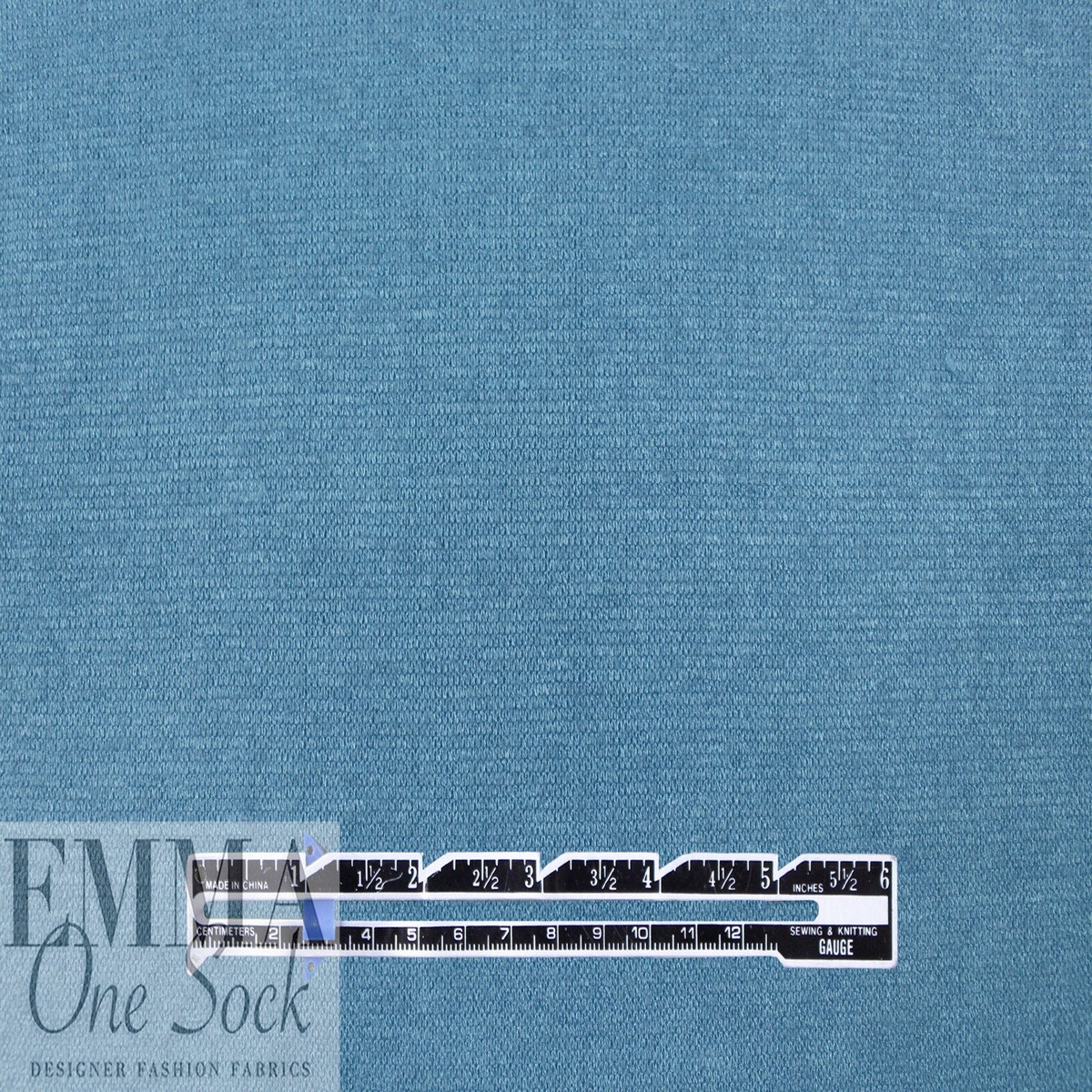 'beefy' rayon blend sweater doubleknit Oeko-Tex cert.- dusty blue