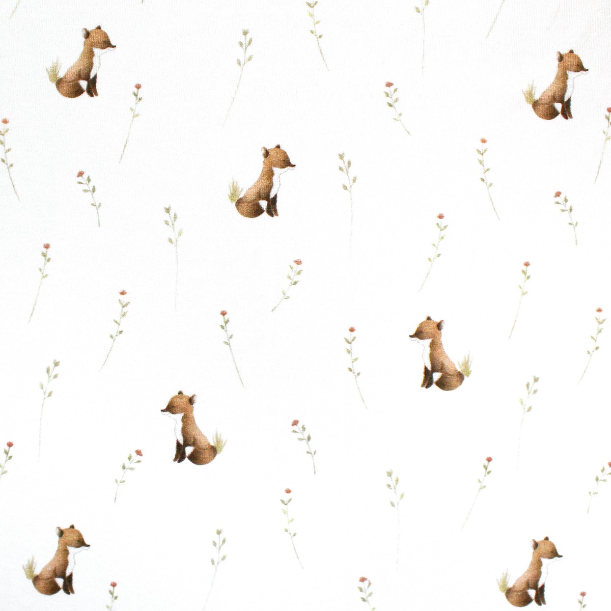 'baby fox' organic cotton knit jersey