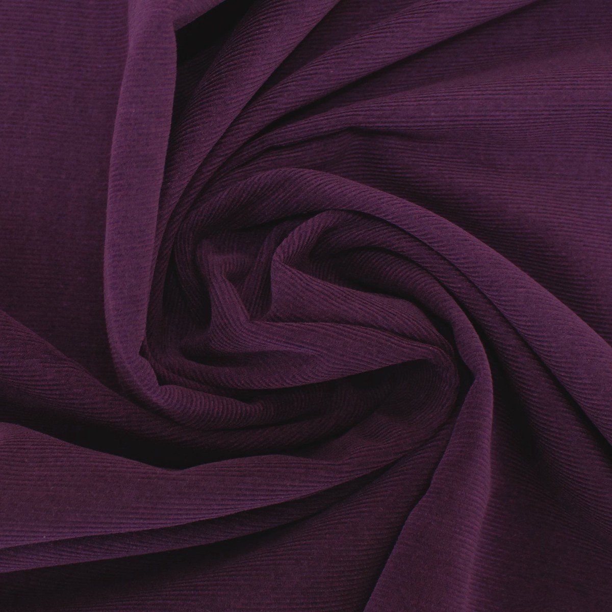 'babywale' all-cotton corduroy, Oeko-Tex cert. - dark plum