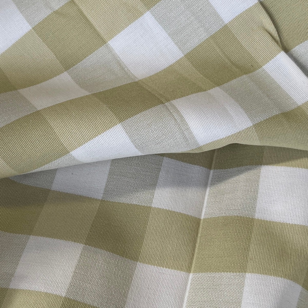 Home Dcor Cuts - Pale Kiwi 1" Check | REMNANT