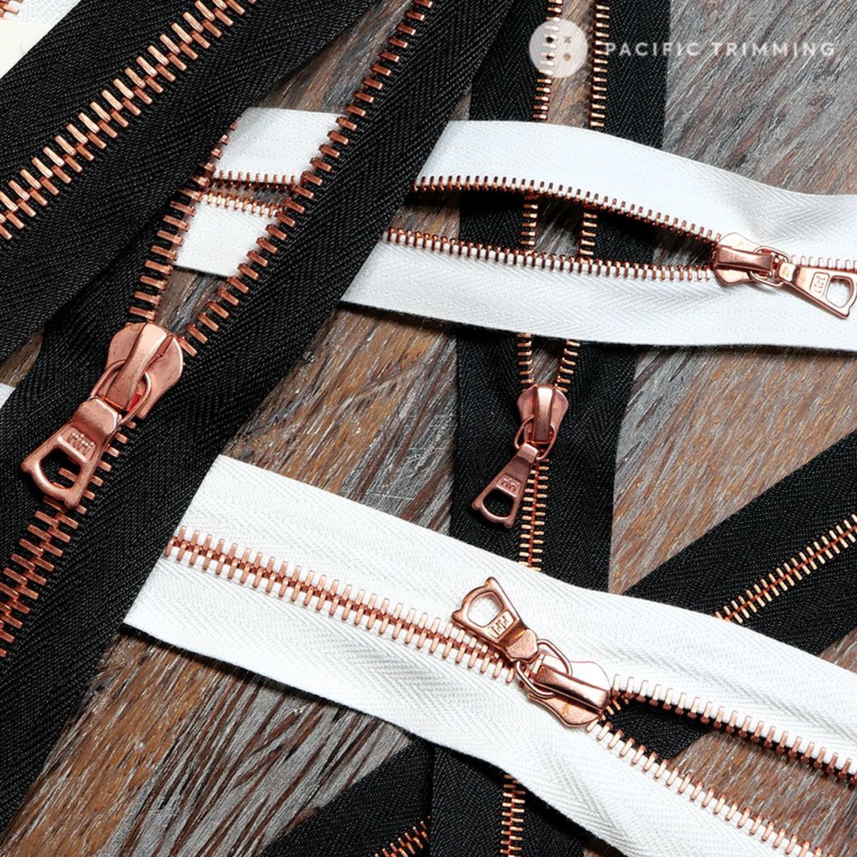 riri Copper Teeth Metal Zipper